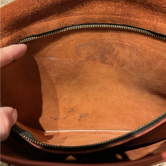 Coach Bonnie Cashin Suspender Bag Rust 9490 - Picture 15 of 16